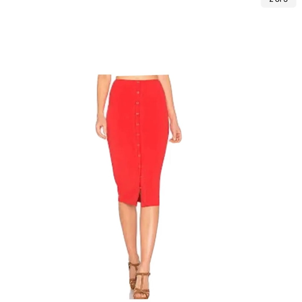 Hopewell Skirt And Top in Red OrangePrivacy Please Size M
